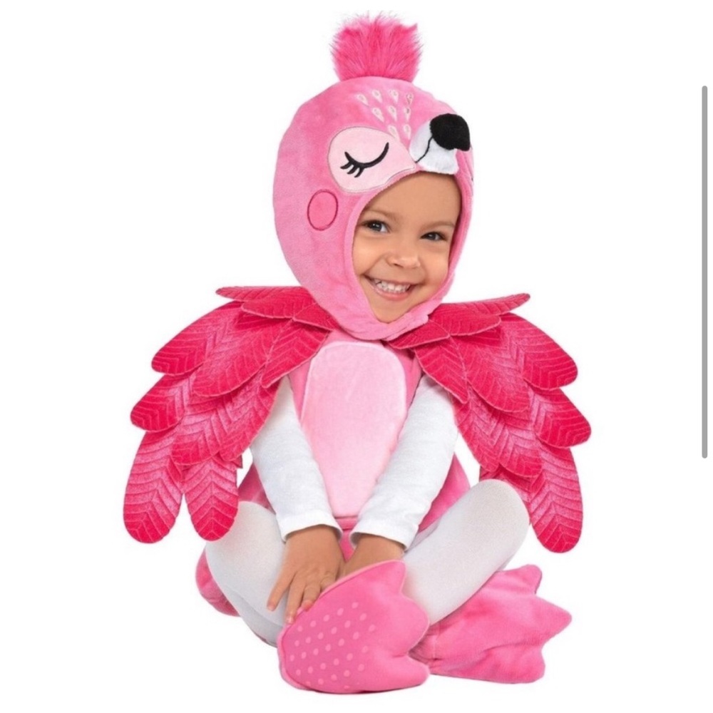 Pink Flamingo Costume for Kids NEW 6-12 months Halloween dress up